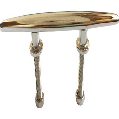 Boat Cleat 6 inch Open Base, Heavy Duty Marine Grade 316 Stainless Steel Mooring Dolphin Flush Mount Deck Cleats Accessories