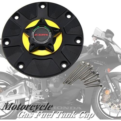 Gas Fuel Tank Cap for Honda HRC CBR600RR CBR1000RR CBR250R CBR600 650 500 F4i F4 CBR 900RR Motorcycle Quick Release Cover