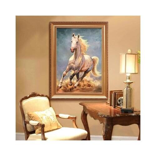 Animal Cross stitch kits set 11ct Printed World famous Steed Horse Painting Embroidery DIY Handmade Needlework Wall Home Decor