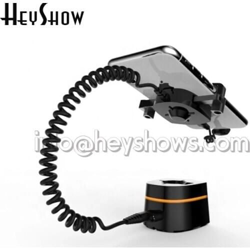 Mobile Cell Phone Security Stand Android Iphone Anti-Theft Holder Smartphone Burglar Alarm System With Bluetooth Remote Control