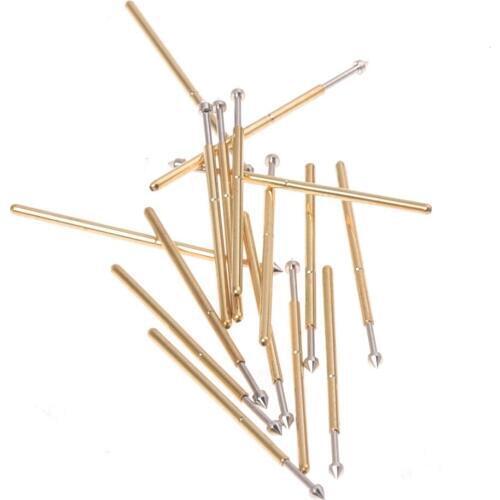 Hot Sale Spring Test Probe Pogo Pin P50 E2 Dia 0.68mm Length 16mm 75g Pack of 20 Color Gold