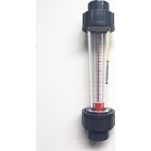 Pipeline water rotameter LZS-25 flow meter Indicator Counter 60-600L/H G1.0 DN25