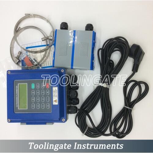 Ultrasonic Flow Meter TUF-2000B TL-1 Sensor DN300-6000mm PT-100 Heat transducer Clamp-on type liquid Flowmeters RS485 ModBus