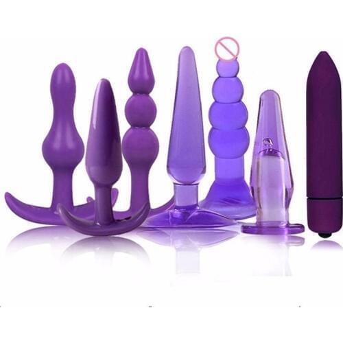 G Spot Vibrator Anal Beads Butt Plug Anal Dildo Vibrator Male Prostate Massager Gay Bullet Vibrator Anal Sex Toys for Woman Men