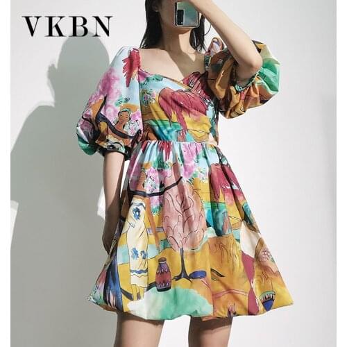 Летние платья мини VKBN China At AliExpress