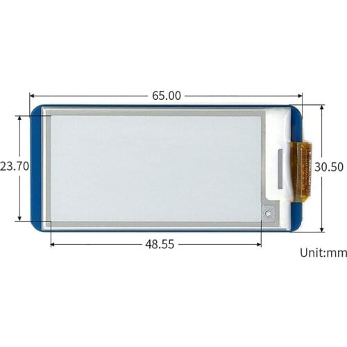 2.13in E-ink E-Paper Display 250*122 Pixels Expanding Board for Raspberry Pi PICO Display Screen Repair Parts
