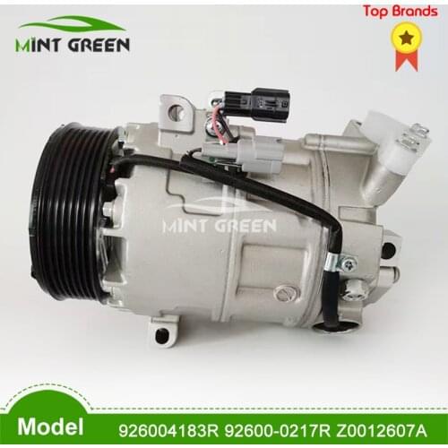 DCS17EC Air Conditioning Compressor Cooling Pump for RENAULT CAPTUR Clio 0.9 1.2 926000217R 926004183R 92600-0217R Z0012607A