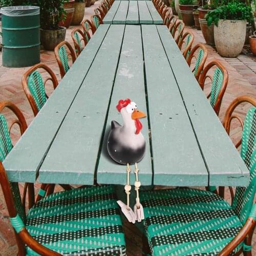 Rooster Garden Decoration Rooster Yard Figure Resin Chicken Garden Decoration Chicken Yard Statue Rooster Yard Ornament Animal