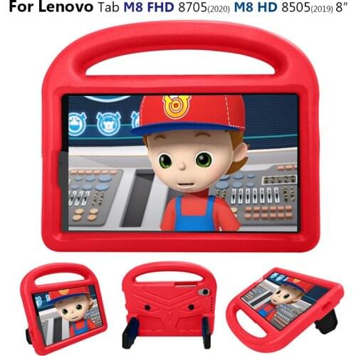 For Tablet Lenovo Tab M8 FHD 8705F TB-8705N 8.0 Case hand-held Shock Proof EVA Hand Holder Cover for lenovo tab M8 TB-8505 F/X