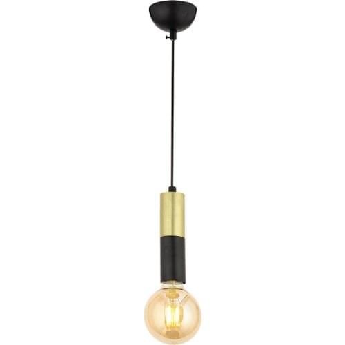 Eray Lighting 2075-1ES Single Black-Reproduction Antique Chandelier