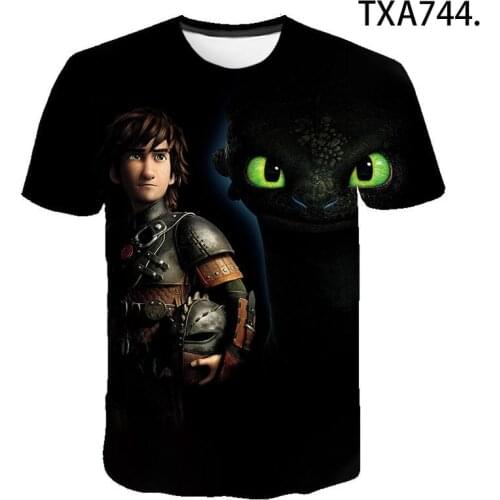 2021 New Summer Cool Dragon 3D T Shirts Casual Men Women Children Tee Streetwear Boy Girl Kids Printed Tops