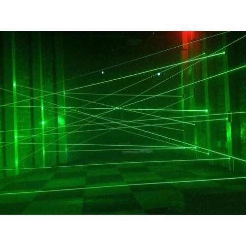 Real life room escape laser array props Takagism game laser maze room for Chamber of secrets game green laser room