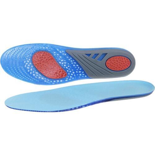 New Silicone Gel Shock Absorption Active Insoles Relieve Foot Pain Stable Heel Memory Insole Anti-friction Feet Care Shoe Pad