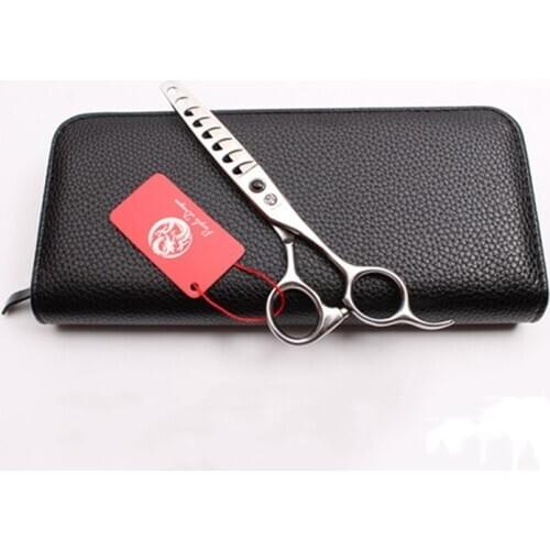 Purple dragon 6.0 inch hair scissors teeth scissors dozen thin scissors fish bone scissors 8 teeth scissors hair to hair