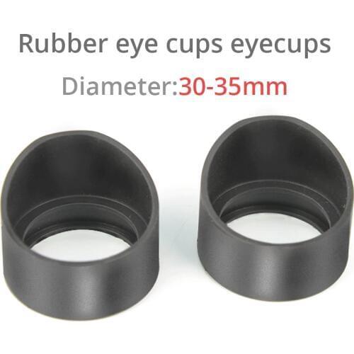 2PCS Eye Guards Stereo Microscope Eyepiece Eye Cups Diameter 32-35mm Rubber eye cups eyecups Eyepiece Cover Guards