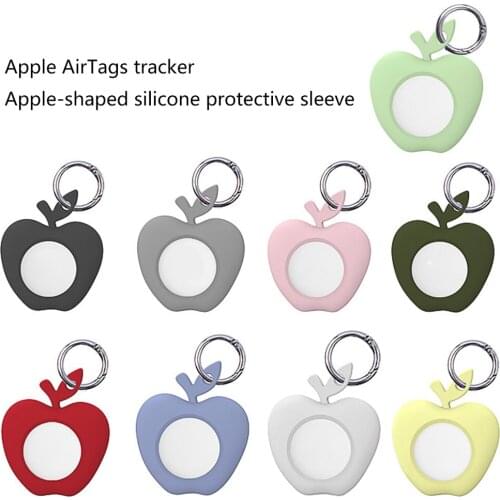 Multi Colour Protector Anti-Drop Anti-Lost Tracker Protective Cover Silicone All-Inclusive Case Compatible with Airtags