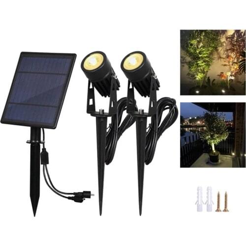 T-SUNRISE Waterproof IP65 Outdoor Garden LED Solar Light Super Brightness Garden Lawn Lamp Landscape Spot Lights