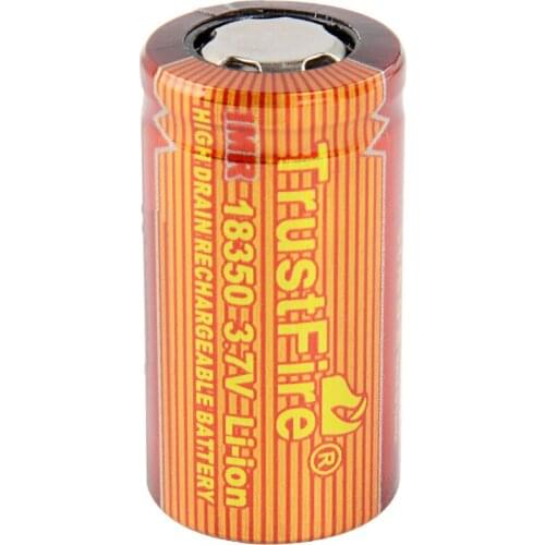 TrustFire IMR18350 Li Ion Battery 15C Discharge 14A Working Current High Drain 3.7v 700mah Rechargeable Lithium Battery Cell