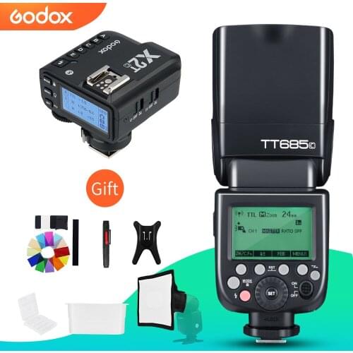 Godox TT685C TT685N TT685S TT685F TT685O 2.4G HSS TTL GN60 Flash Speedlite with X2T Trigger for Canon Nikon Sony Fuji Olympus