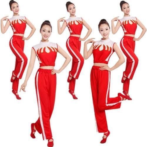 Adult Cheerleader Costumes Cheerleading Aerobics Dance Clothing Dropshipping
