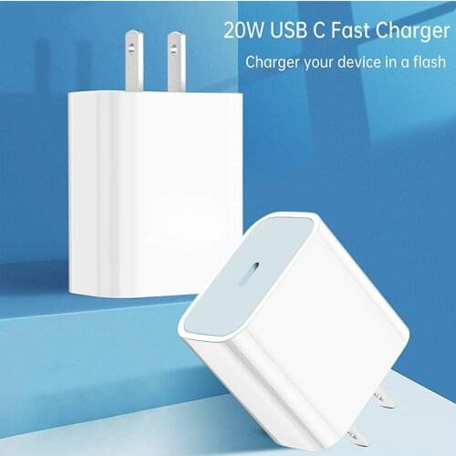 20W QC 3.0 Charger Fast Charging Portable Travel Adapter Mobile Phone EU US UK Plug For iPhone 12 Pro Max Xiaomi 11 Huawei P40