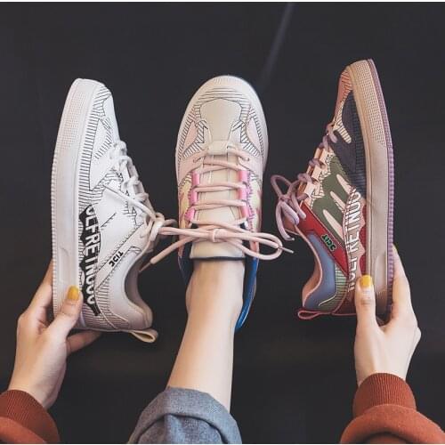 New womens shoes in spring 2021 vulcanize shoes sneakers femme basket blanche femme zapatillas niña tenis feminino esportivo