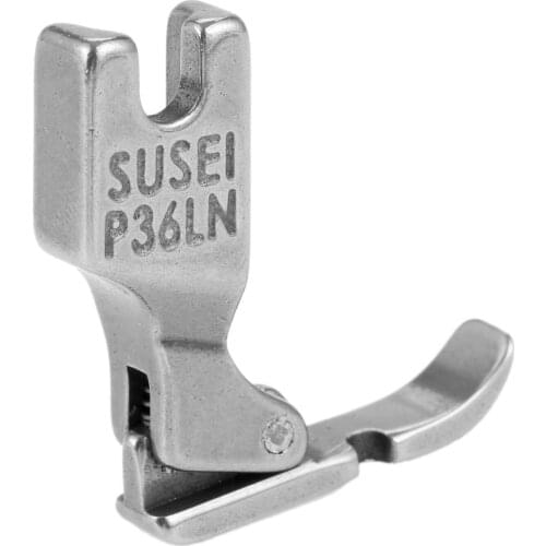 1Pc Steel P36LN Industral Sewing Machine Flatcar Zipper Presser Foot For Single Needle Industrial Sewing Machine 3.3cm*3.1cm