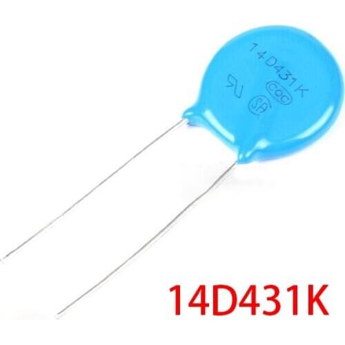 20pcs varistor 14D431K 430V piezoresistor 14D431