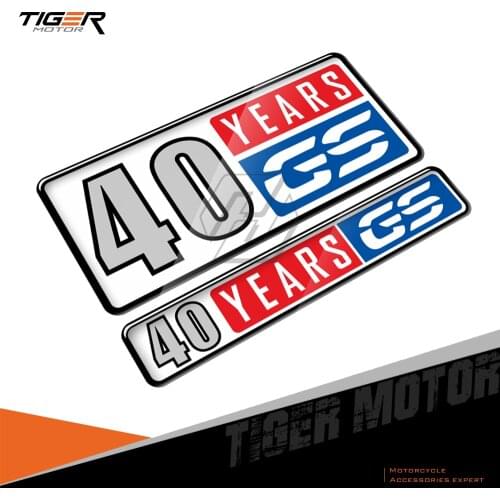 3D Motorcycle Decal Case for BMW Motorrad 40 Years GS Sticker for R1200GS R1250GS F850GS F800GS