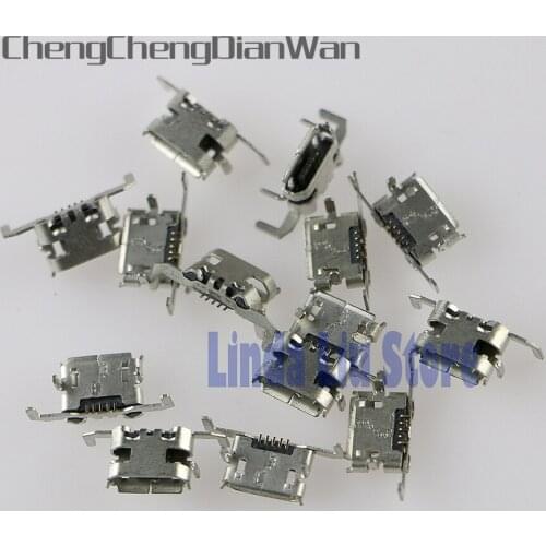 50pcs/lot Micro Power Charging Port Charger Connector Socket For Xbox One XBOXONE Gamepad Controller Repair Parts
