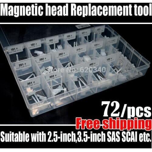 72/PCS Hard drive head replacement tool Hard disk repair tools For the 2.5-inch to 3.5-inch SAS SCSI Seagate Maxtor