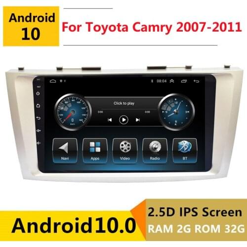 2G RAM Android car stereo for Toyota Camry 6 XV 40 50 2006 2007 2009 2011 radio navigation GPS Multimedia Player headunit