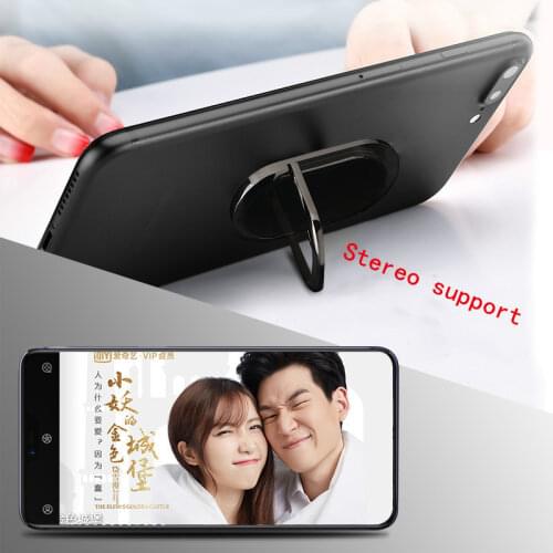 Phone Ring Clip Holder Stand USB Cigarette Lighter Cell Bracket for I Samsung Huawei Smartphone Supports Mobile