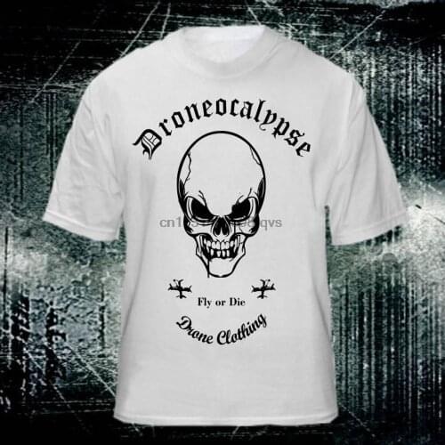 Droneocalypse Alien Skull FPV Drone Racing T Shirt Tee Shirt