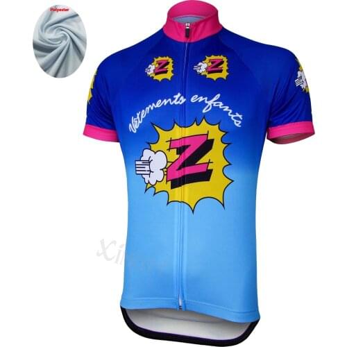 Classic Retro Z Fart Polyester Mens Summer Cycling Jersey XIMATT Outdoor Enduro Motocross Road Bike Downhill Sport T-shirt