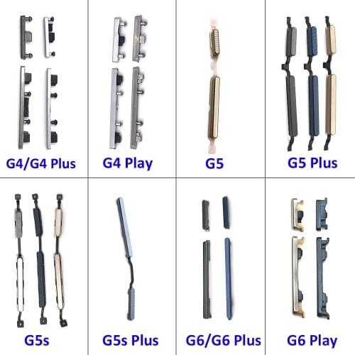Power Button+Volume Side Button For Moto G6 Play G4 G5 G5S G6 Plus Volume Power Button Side Key