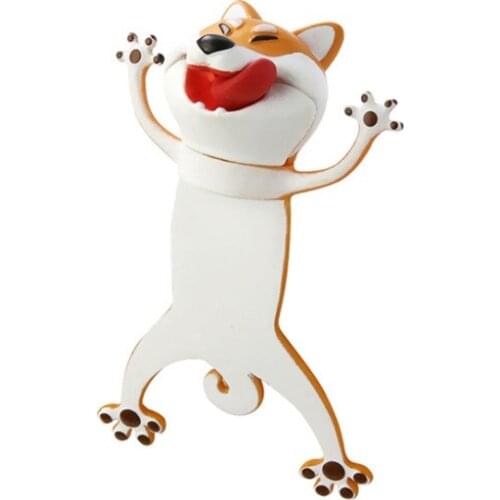 Creative 3D Three-dimensional Animal Bookmark Funny Cute PVC Personality Funny Student Gift Stationery