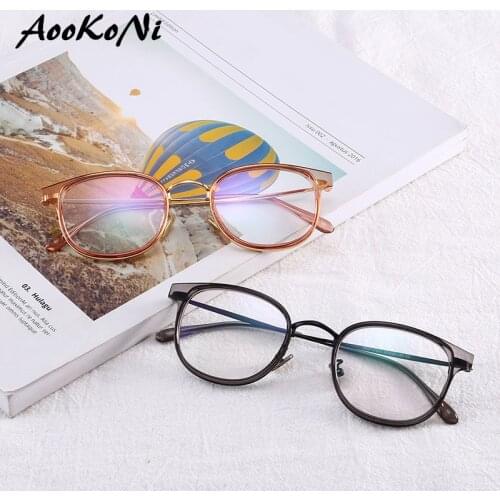 Explosion TR90 Metal Alloy Glasses Frame Men Myopia Eye Glass Prescription Eyeglasses 2019 Korean Square Optical Frames Eyewear
