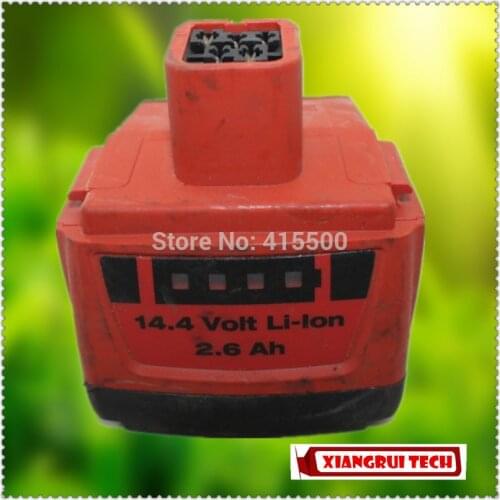 Free Shipping For Hilti B 144/2.6 14.4V CPC 2.6Ah Li-ion Original Power Tool Battery Used