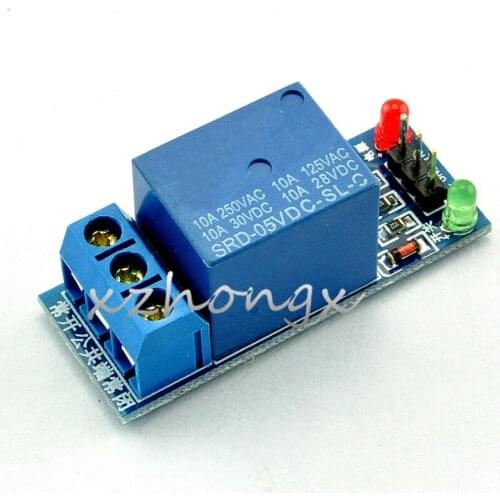 Way 5V relay module relay microcontroller expansion board development board high level trigger