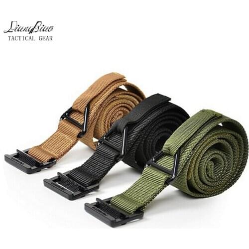 2016 New Men Canvas Outdoor Belt Military Equipment Cinturon Western Strap Mens Belts Luxury For Men Tactical Brand