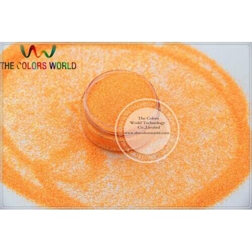 TCI54 Pearlescent Iridescent Orange Colors 0.2MM Size 008 fine glitter dust for nail Art or other DIY decoration