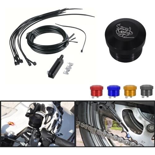 Universal Motorcycle Chain Oilers lubricator For Yamaha Honda Kawasaki Suzuki Ducati Triumph Bmw Aprilia Ktm Benelli