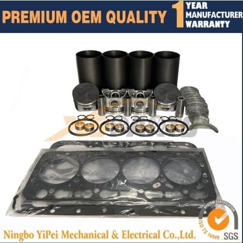 V3600 V3600 V3600DI-T overhaul rebuild kit for Kubota engine tractor repair part