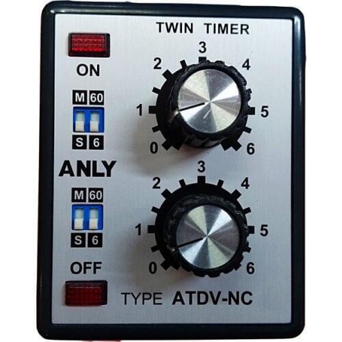 220V ANLY ATDV-NC multi-stage double-adjustable time-limiting relay double delay relay