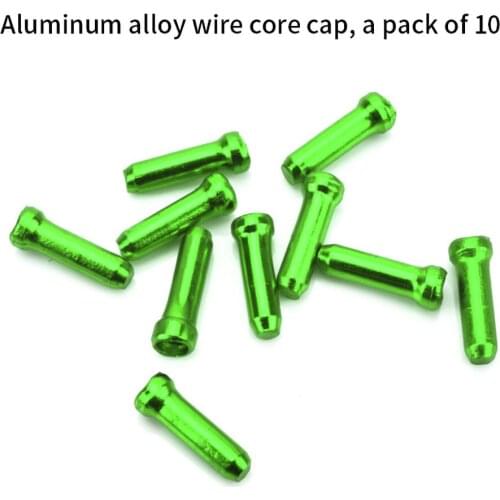 3packs Bike Line Pipe Inner Line Cover Variable Speed Brake Line Core Hat Aluminum Alloy Line Core Cap Color Metal Tail Cap