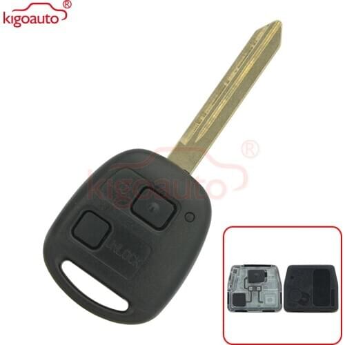 Denso(not Valeo) Kigoauto 89071-42050 Remote key 2 button 304mhz 4D67chip TOY47 blade for Toyota Yaris 2005-2009