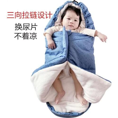 Baby Sleeping Bag Autumn And Winter Thickening Newborn Quilt Onesie Saco Dormir Infantil HappyNappers Sleepwear De Dormir Pijama