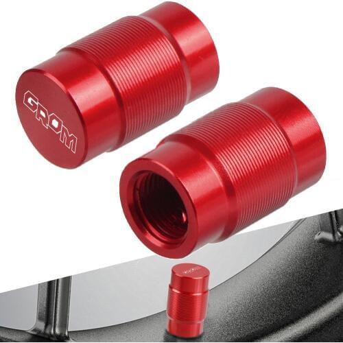 For Honda GROM MSX 125 2013 2014 2015 2016 2017 2018 2019 Motorcycle Aluminum Wheel Tire Valve Stem Caps CNC Airtight Covers