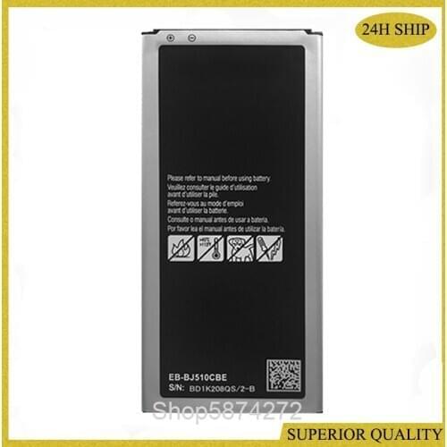 EB-BJ510CBE Phone Battery for Samsung Galaxy J5 2016 Edition Replacement J510 J510FN J510F J510G J510Y J510M 3100mAh EB-BJ510CBE